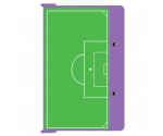 Lilac Soccer Clipboard